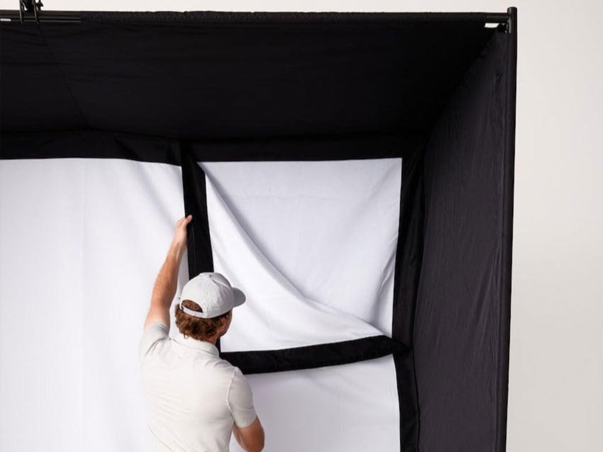 SkyTrak ST MAX Golf Simulator Studio Package – Complete Home Golf Simulator with Launch Monitor