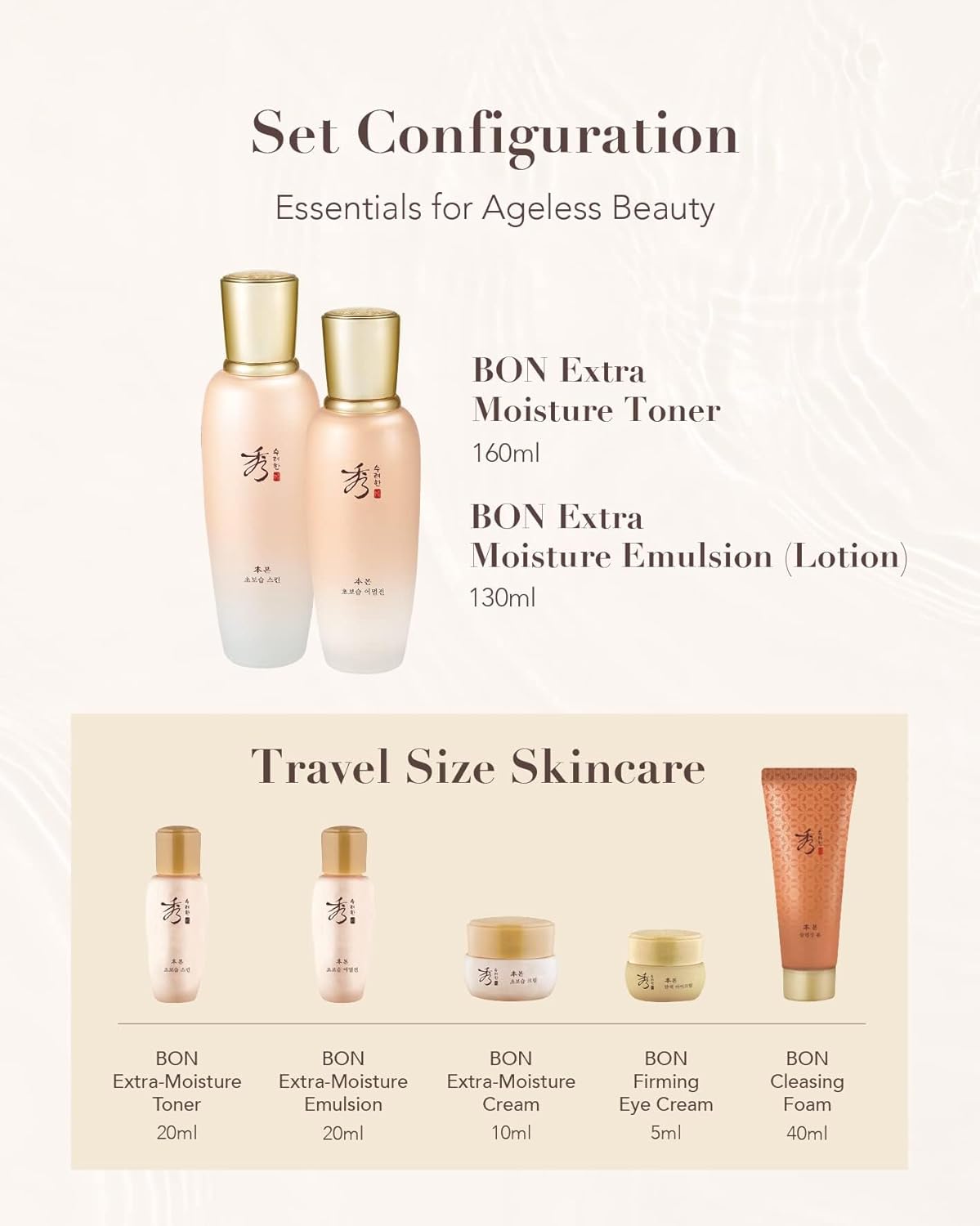 Sooryehan Bon Extra Moisture Korean Skincare Gift Set