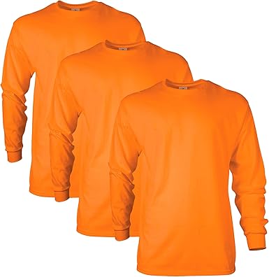 Gildan Ultra Cotton Long Sleeve T-Shirt Multipack for Adults