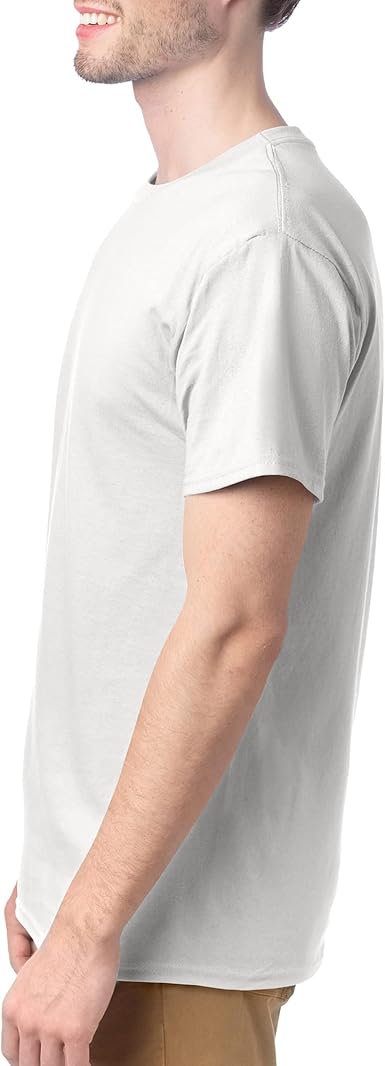 Hanes Men's Essential Crewneck Cotton T-Shirt Pack (4 or 6 Pack)
