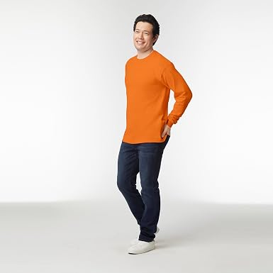 Gildan Ultra Cotton Long Sleeve T-Shirt Multipack for Adults