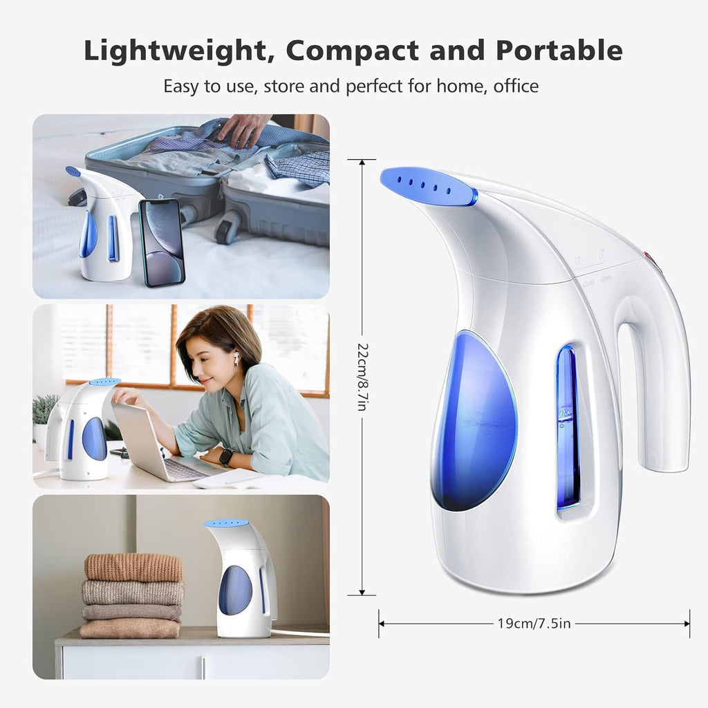 HiLIFE Handheld Garment Steamer 240ml, 700W Portable Clothes Steame