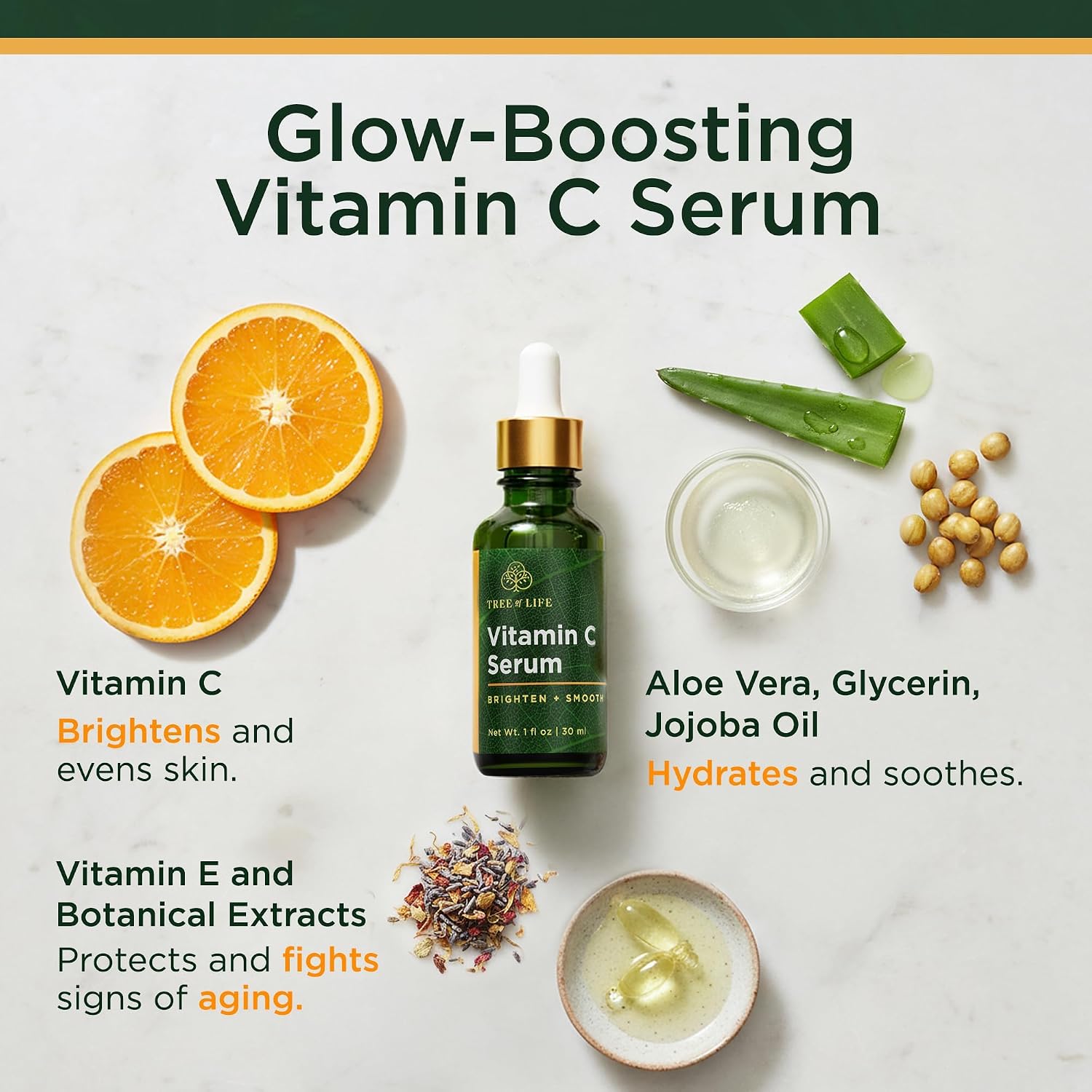Tree of Life Vitamin C Face Serum – 1 fl oz