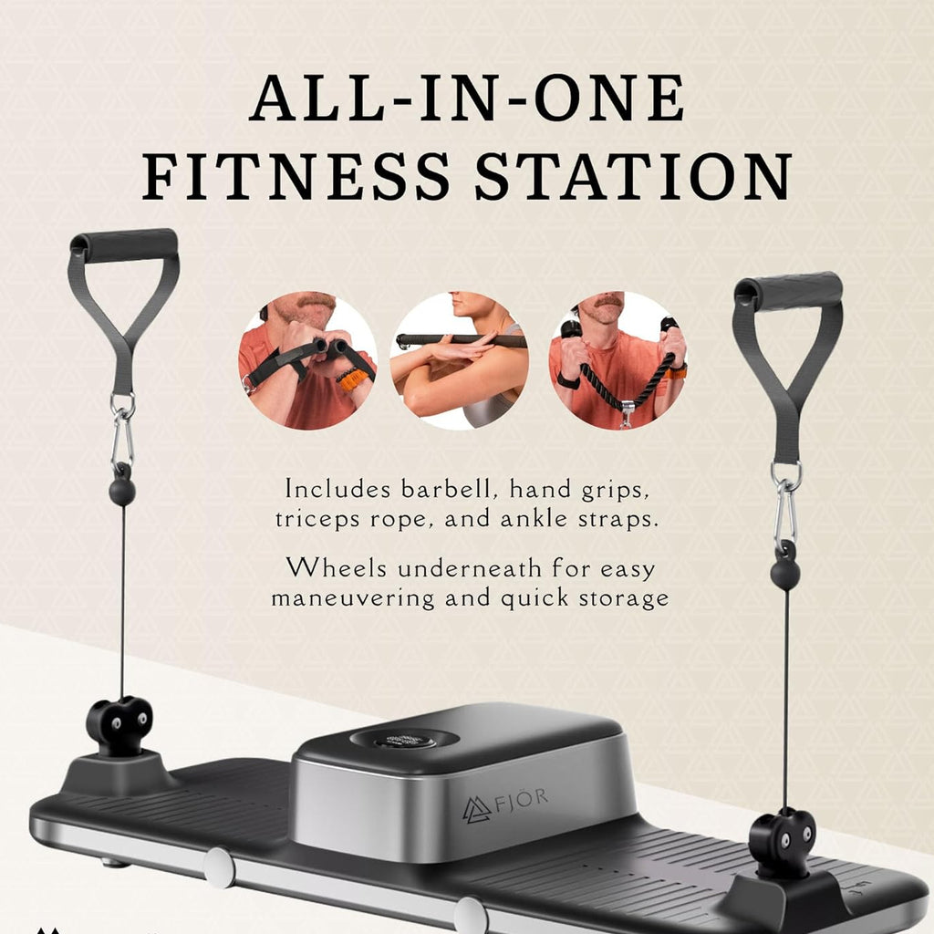 XT Trainer Compact Home Gym – All-in-One Cable Resistance Fitness Station