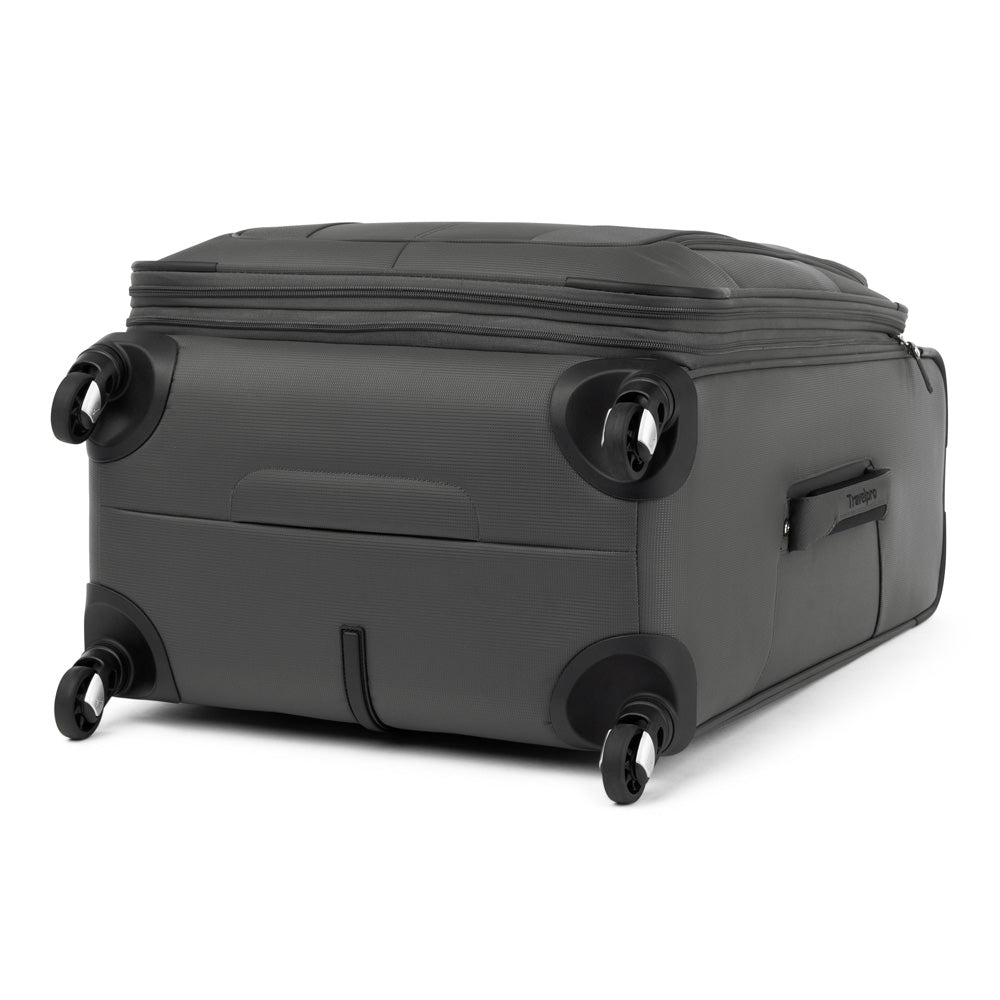 Travelpro Maxlite 5 Softside Expandable Luggage with 4 Spinner Wheels, Lightweight Suitcase, Men and Women ( Shadow Grey , Checked-Medium 25-Inch ) Shadow Grey Checked Medium 25 Inch U14