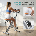 Home Squat Machine, A 330-pound Weight-bearing Lower Body Exercise Equipment With Adjustable Resistance, Foldable Fitness Machine