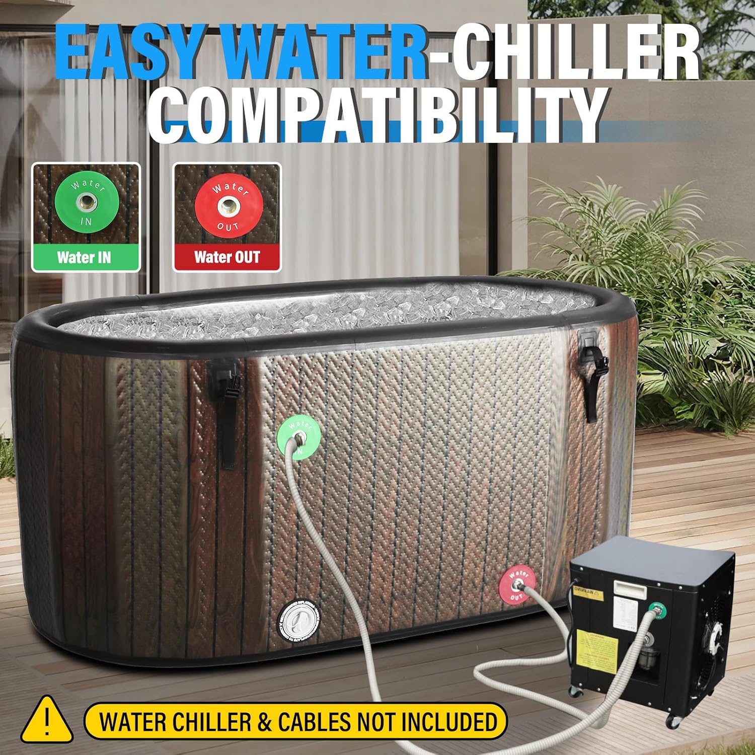 Ice Bath Tub 238 Gallons – Portable Cold Plunge for Recovery