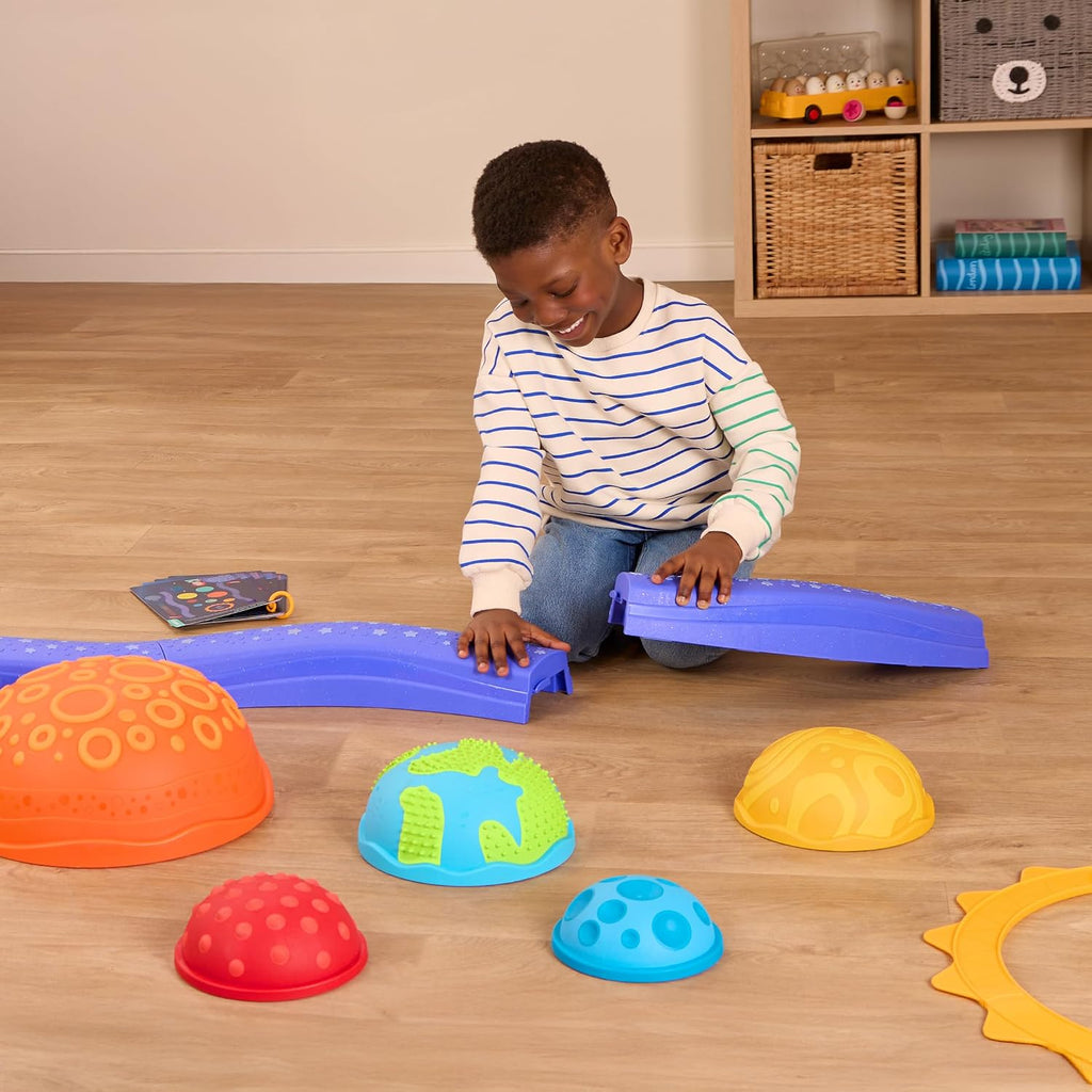 Kids Balance Beam & Sensory Stepping Stones Set