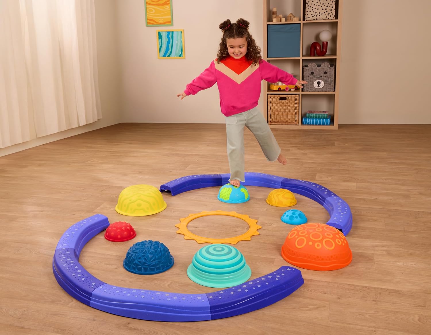 Kids Balance Beam & Sensory Stepping Stones Set