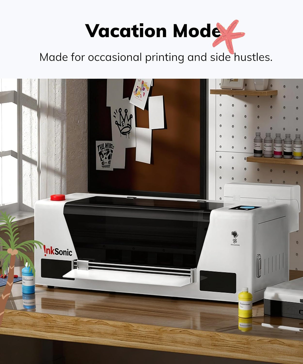 INKSONIC A3+ DTF Printer Bundle with Laptop