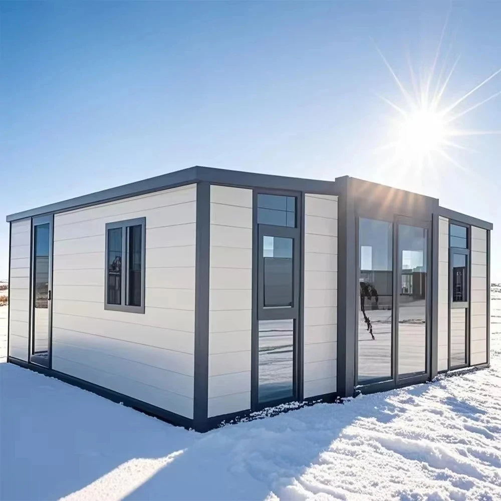 Double Story Duplex Container House Luxury Prefabricated Villa Expandable Container Homes  2-5 Bedrooms with Kitchen Bathroom