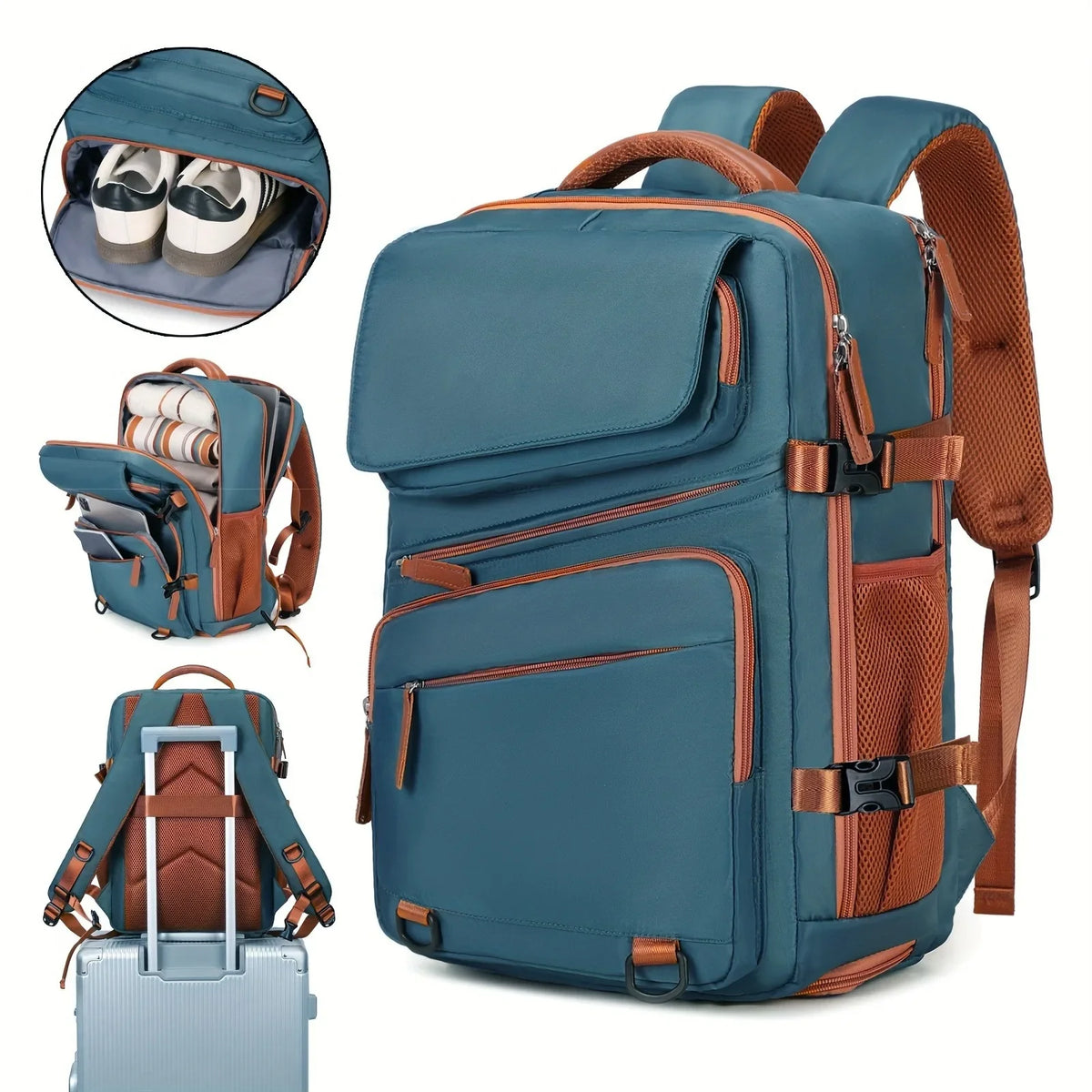 Lightweight Expandable Laptop Backpack for Men and Women