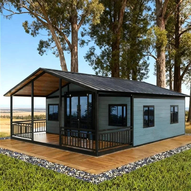 Double Story Duplex Container House Luxury Prefabricated Villa Expandable Container Homes  2-5 Bedrooms with Kitchen Bathroom
