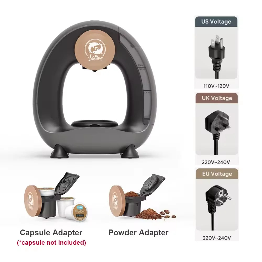 Portable American-Style Coffee Maker | Smart Temperature Control for Home Office Travel