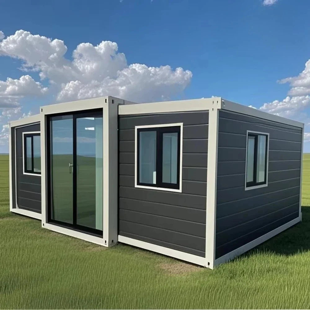 Double Story Duplex Container House Luxury Prefabricated Villa Expandable Container Homes  2-5 Bedrooms with Kitchen Bathroom