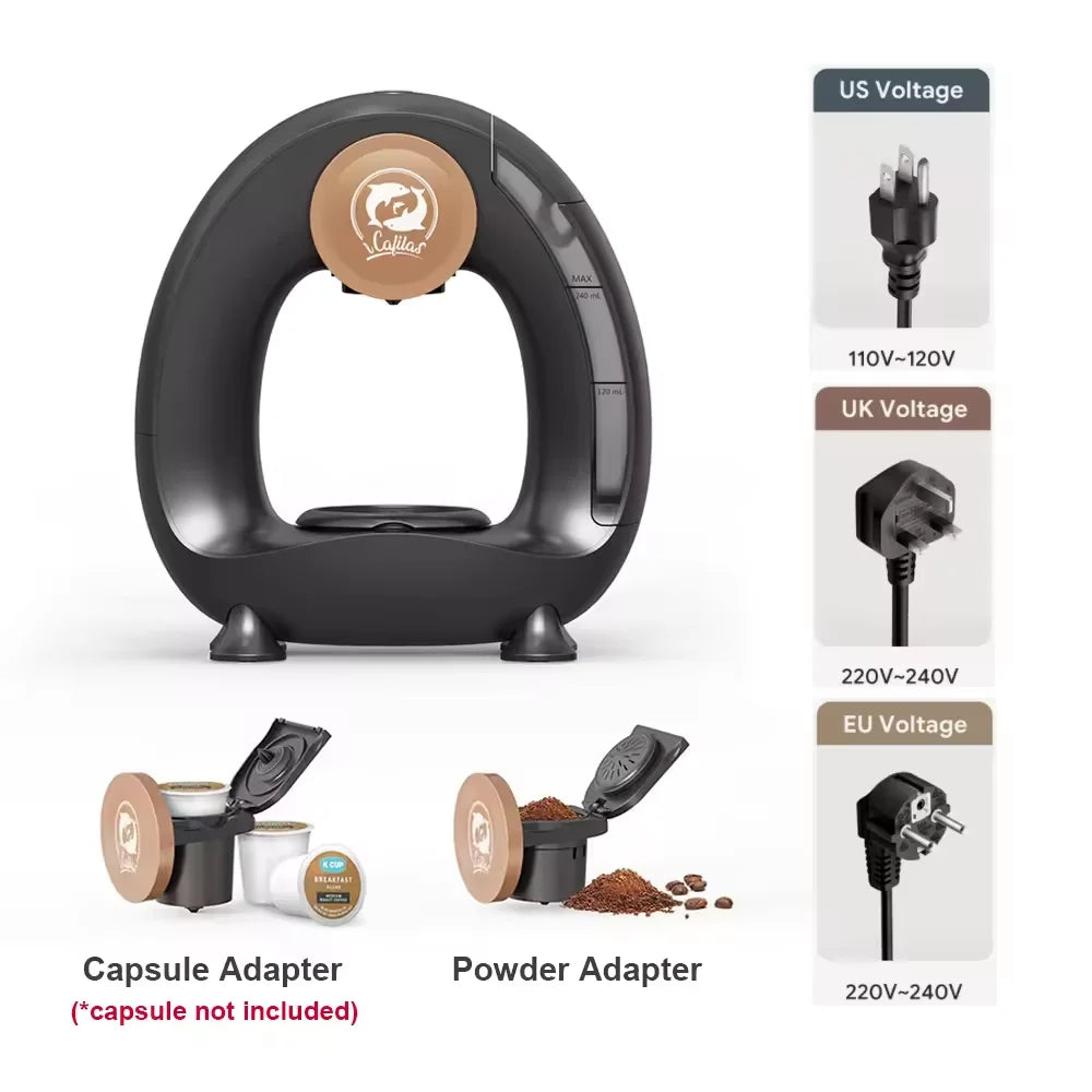 Portable American-Style Coffee Maker | Smart Temperature Control for Home Office Travel