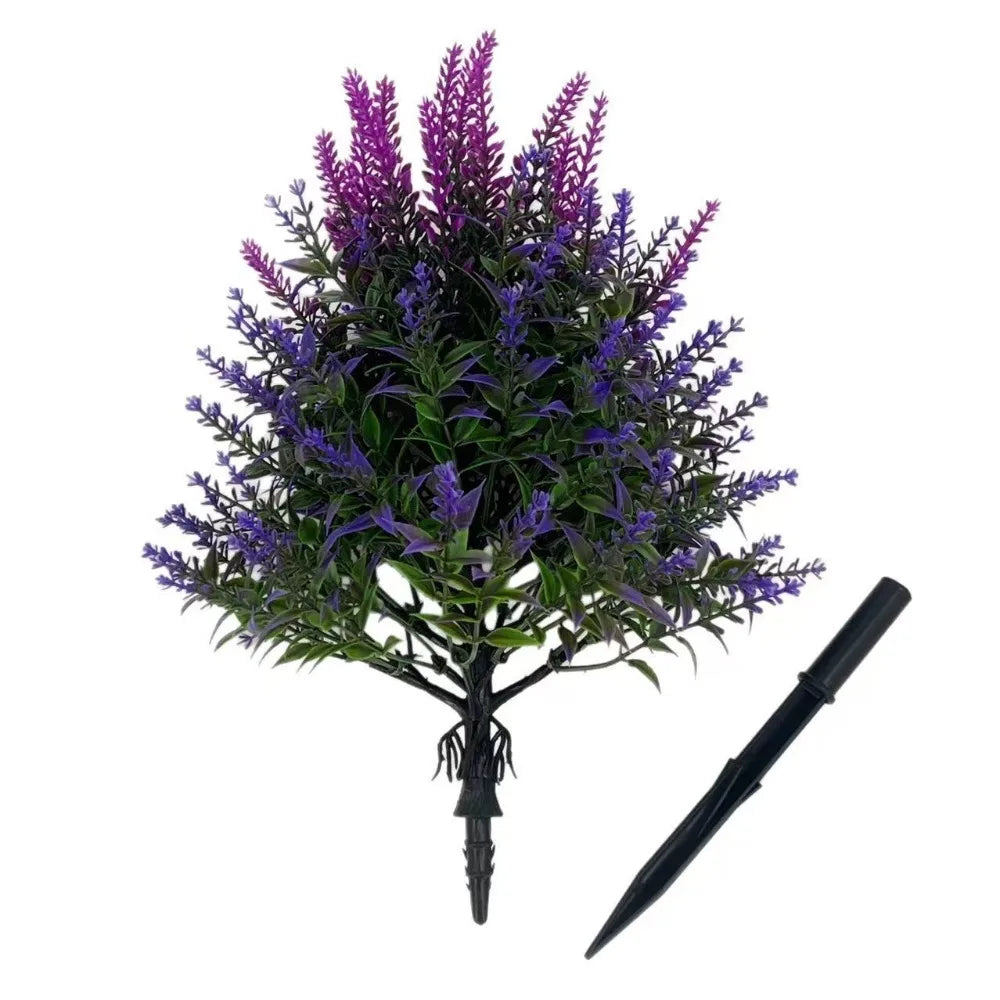 Realistic Lavender Stems, 20" Tall Faux Lavender Bundle (Set of 2), Lifelike Purple Flowers for Vase Filler, Home Decor, DIY Wedding Bouquets