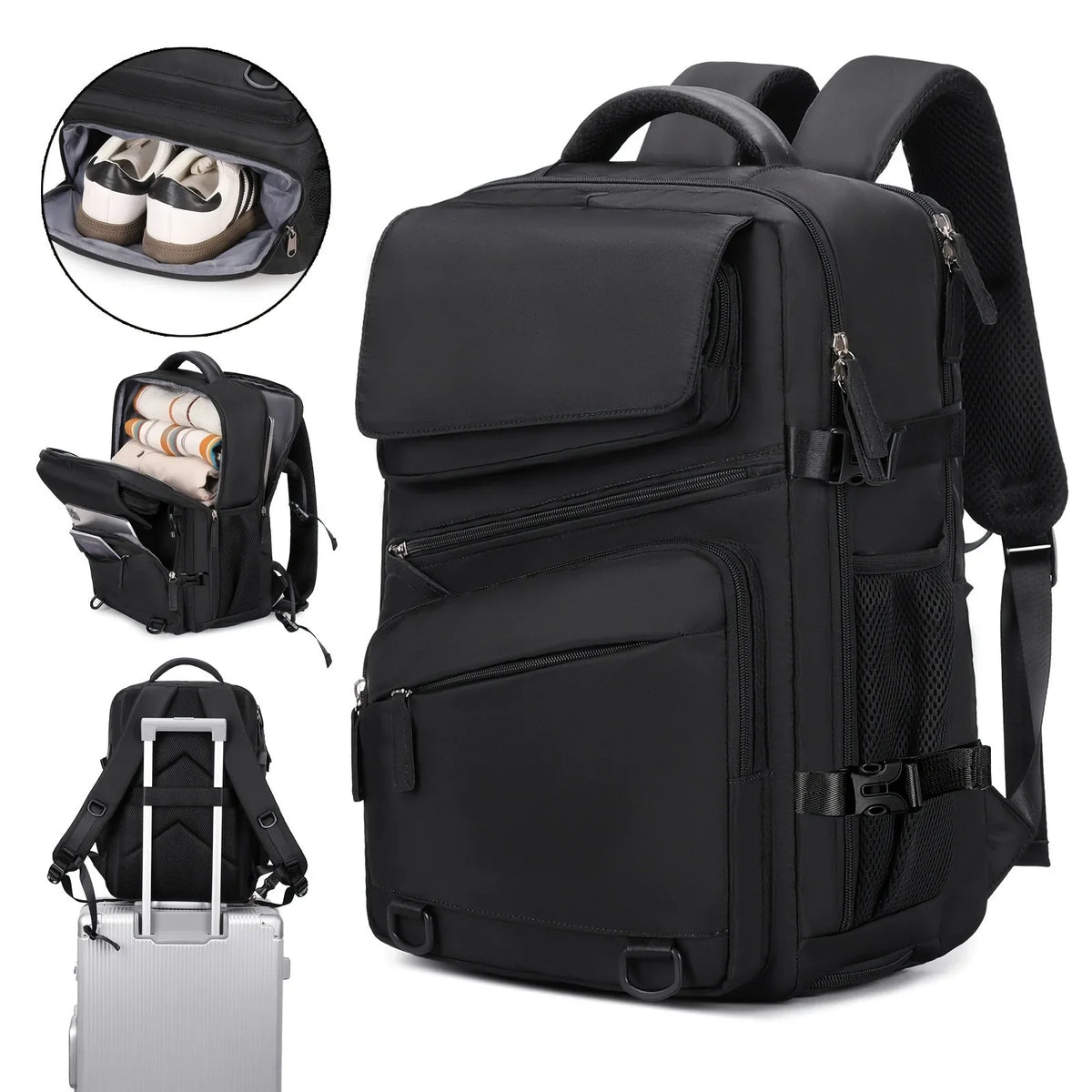 Lightweight Expandable Laptop Backpack for Men and Women